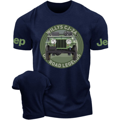 Willys CJ-2A 4x4 Offroad Legends Jp T-Shirt