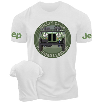 Willys CJ-2A 4x4 Offroad Legends Jp T-Shirt