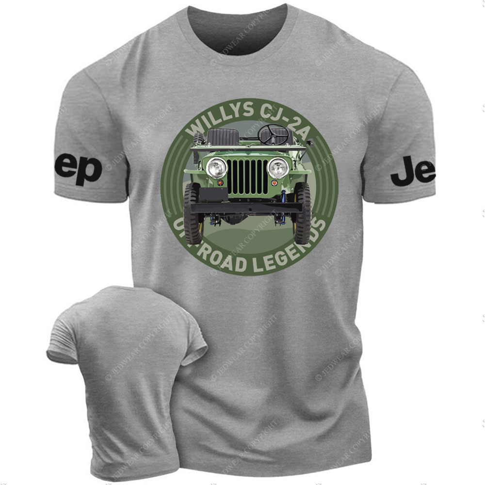 Willys CJ-2A 4x4 Offroad Legends Jp T-Shirt