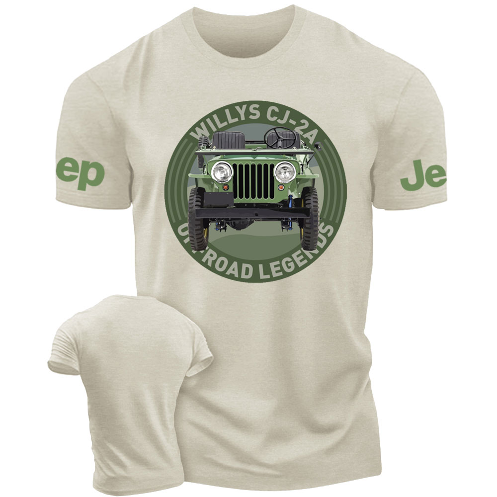 Willys CJ-2A 4x4 Offroad Legends Jp T-Shirt