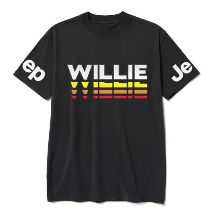 Willie Funny Vintage Sunset  Jp Lover T-Shirt