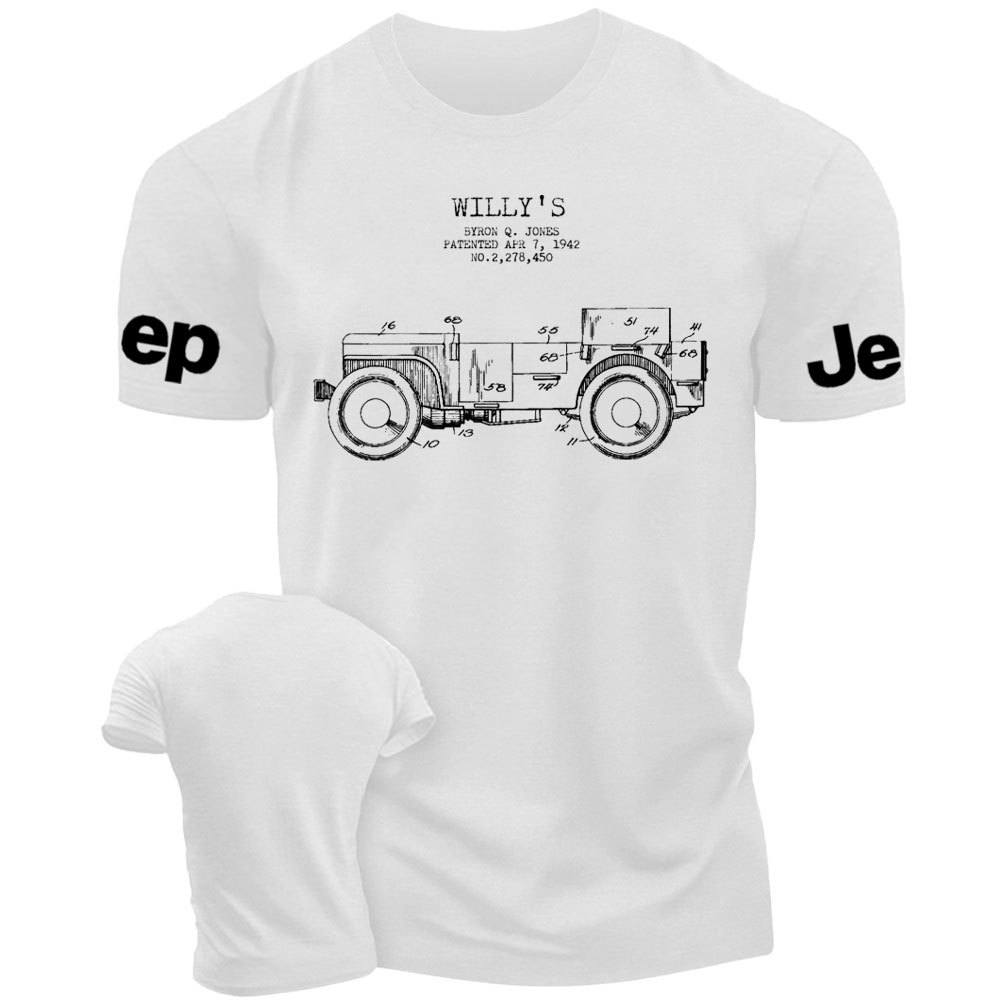 Vintage Willys Jp Patent from 1942 T-Shirt