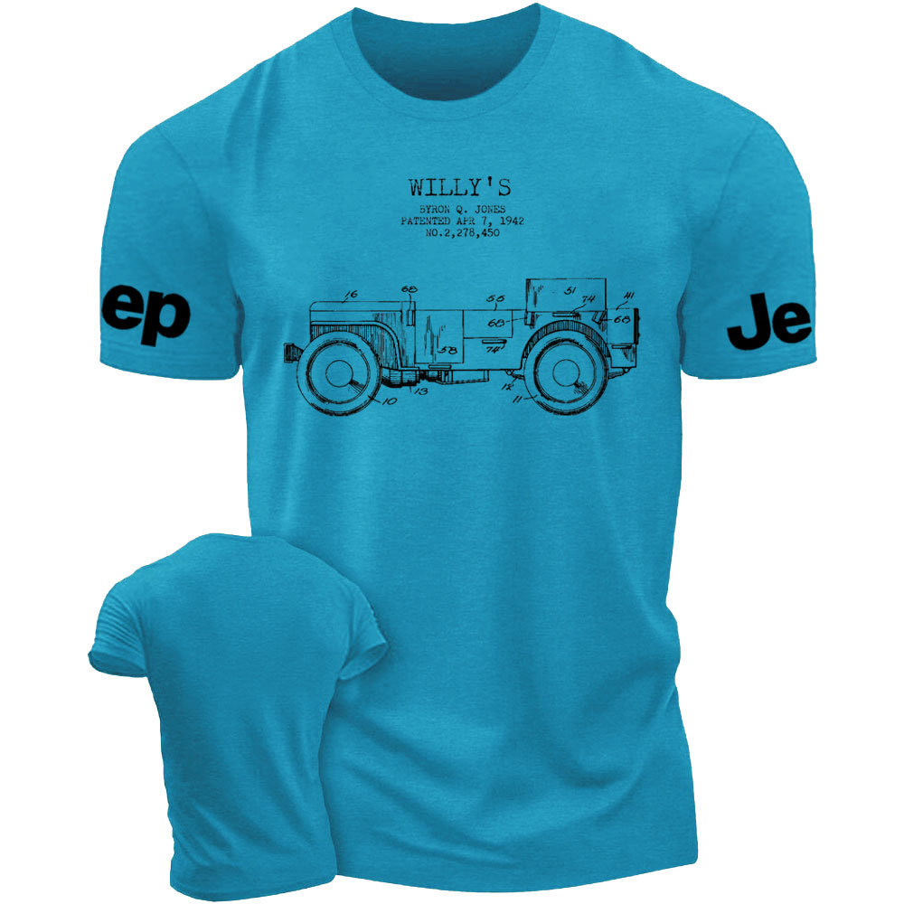 Vintage Willys Jp Patent from 1942 T-Shirt