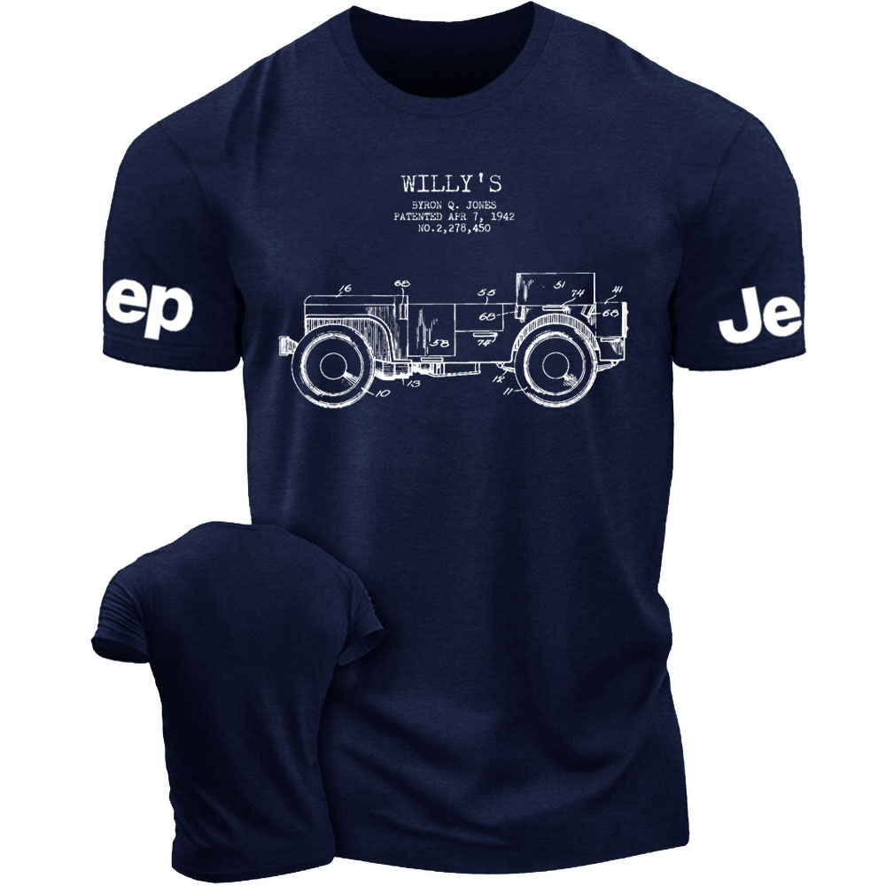 Vintage Willys Jp Patent from 1942 T-Shirt