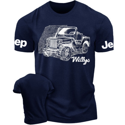 Sketch-Style Willys Jp Lover T-Shirt