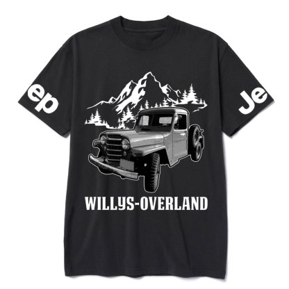 Willys-Overland Truck Jp Car Name T-Shirt
