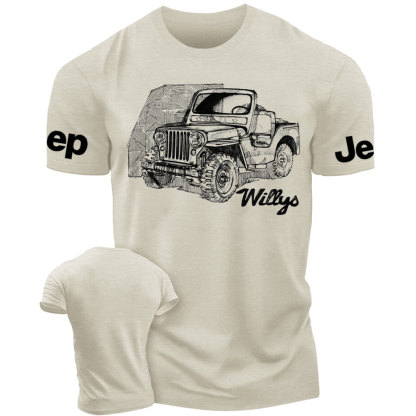 Sketch-Style Willys Jp Lover T-Shirt