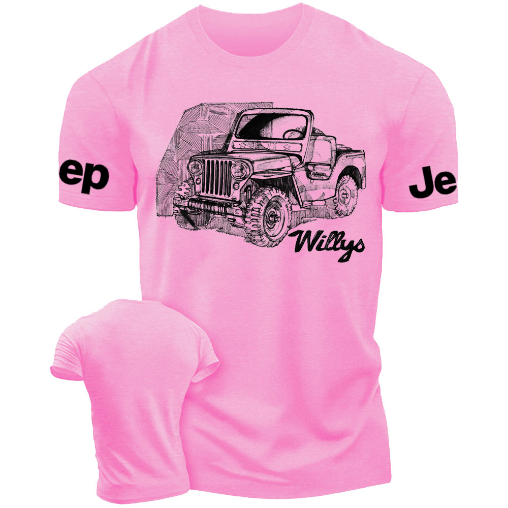 Sketch-Style Willys Jp Lover T-Shirt