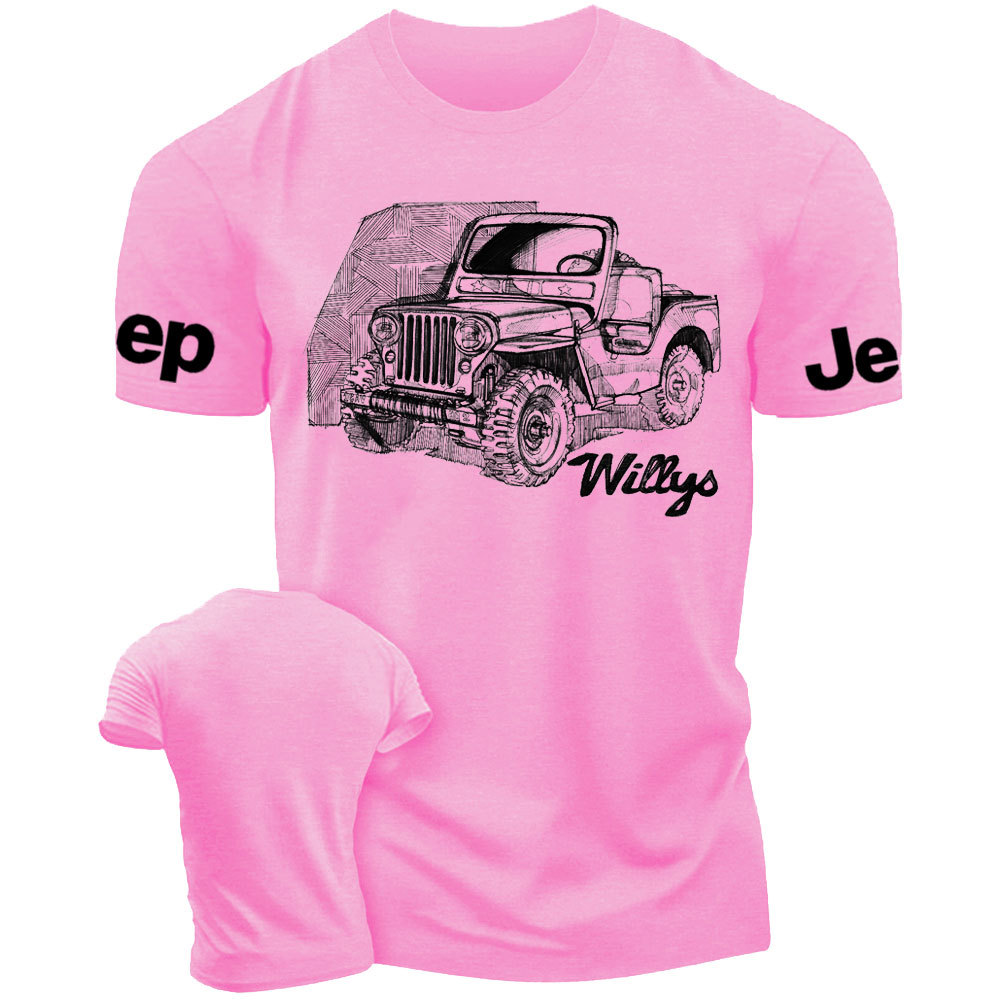 Sketch-Style Willys Jp Lover T-Shirt