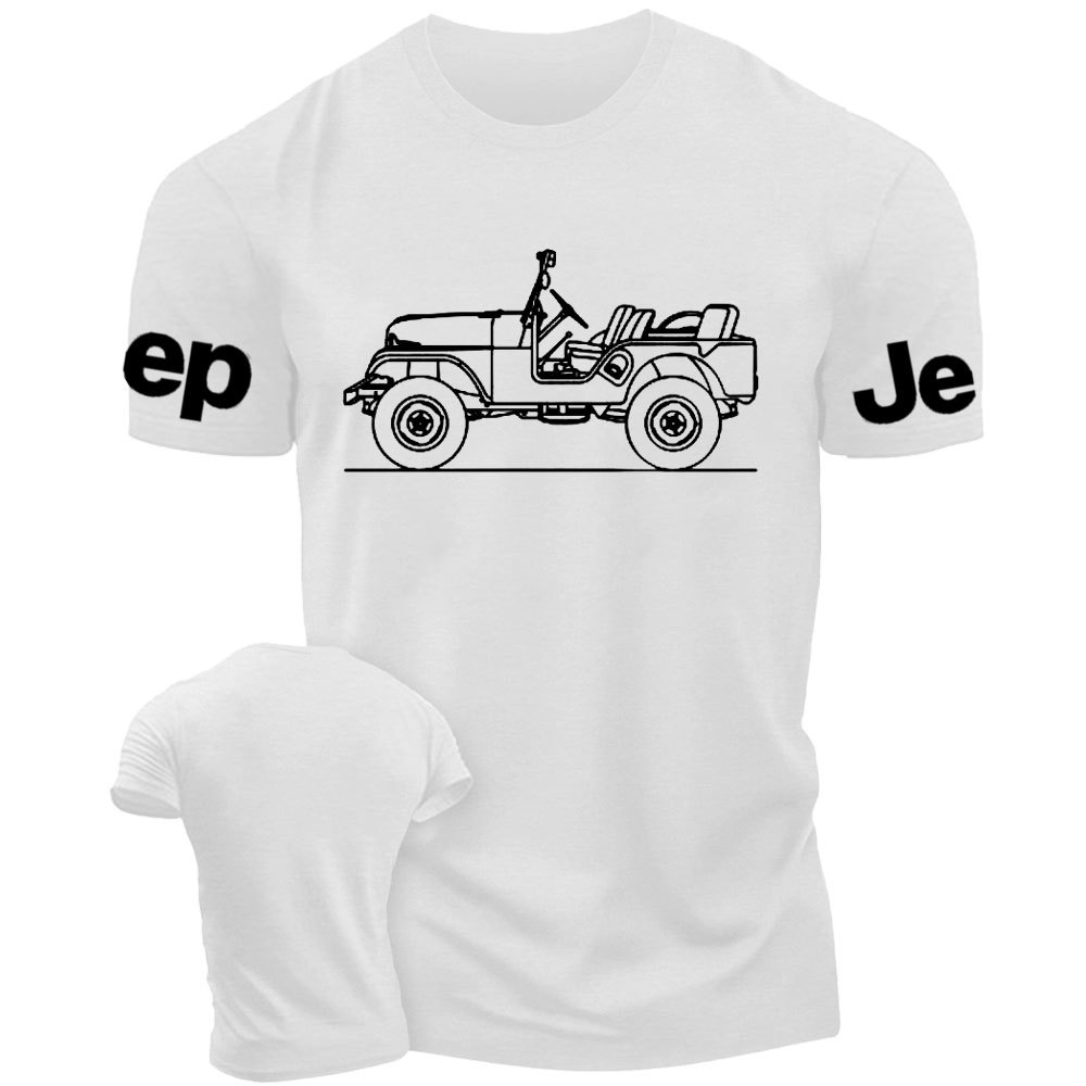 Jp Willys CJ-5 Outline Jp T-Shirt
