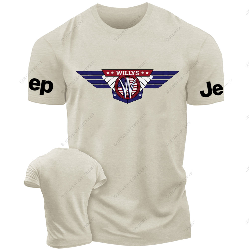 Willys America Military Pendant Men T-Shirt