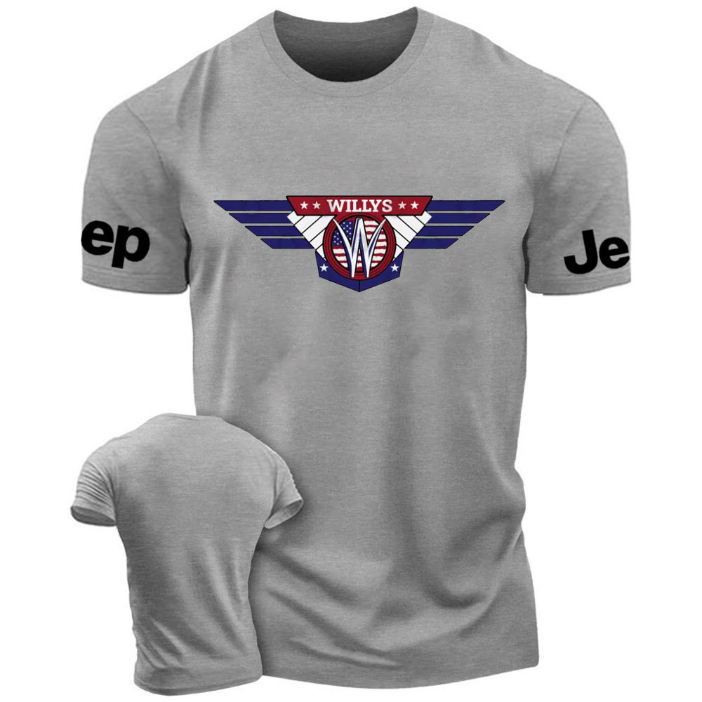Willys America Military Pendant Men T-Shirt