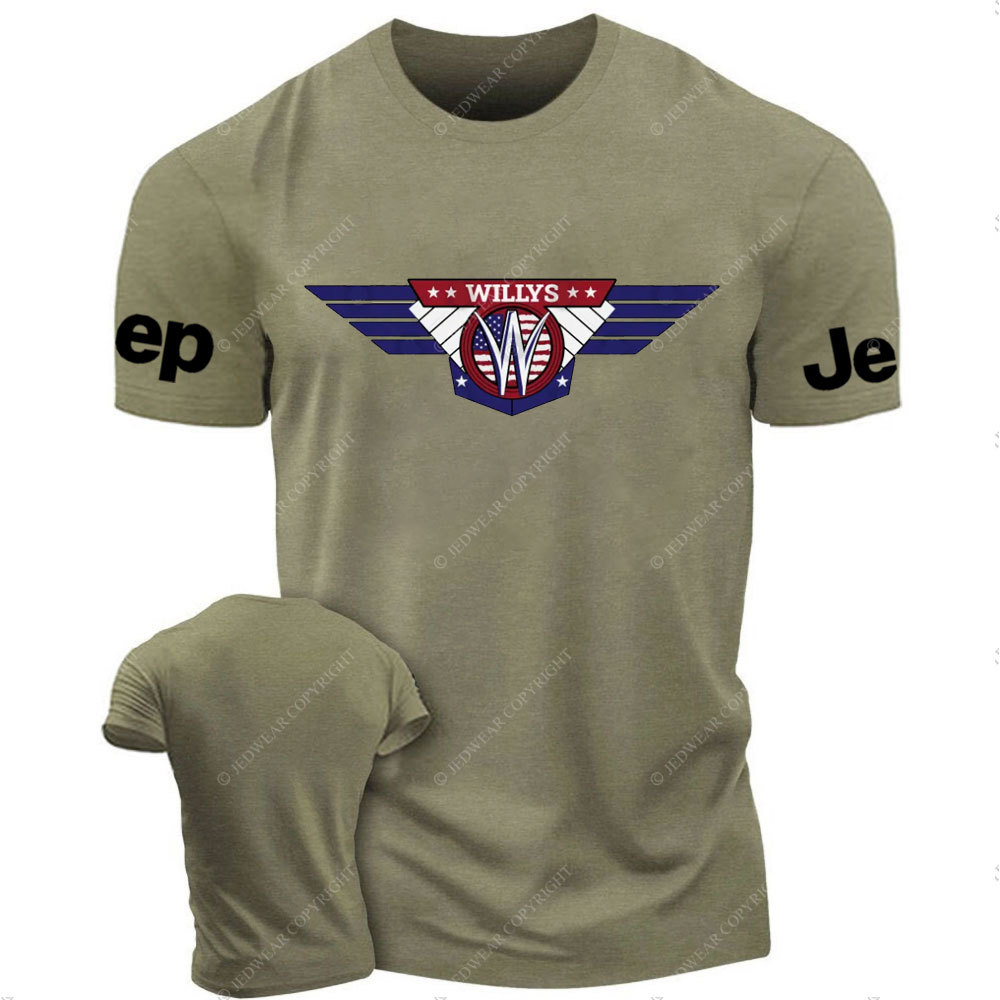 Willys America Military Pendant Men T-Shirt