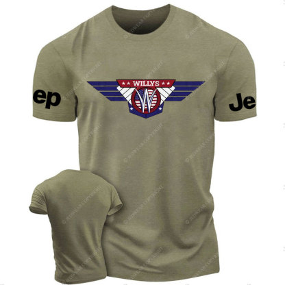 Willys America Military Pendant Men T-Shirt