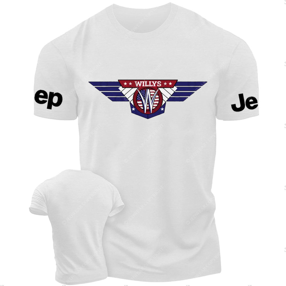 Willys America Military Pendant Men T-Shirt