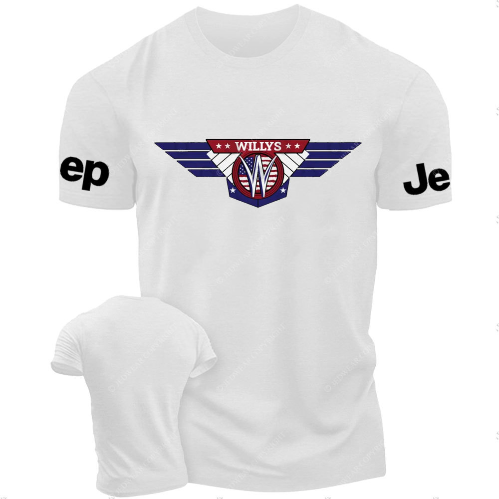 Willys America Military Pendant Men T-Shirt