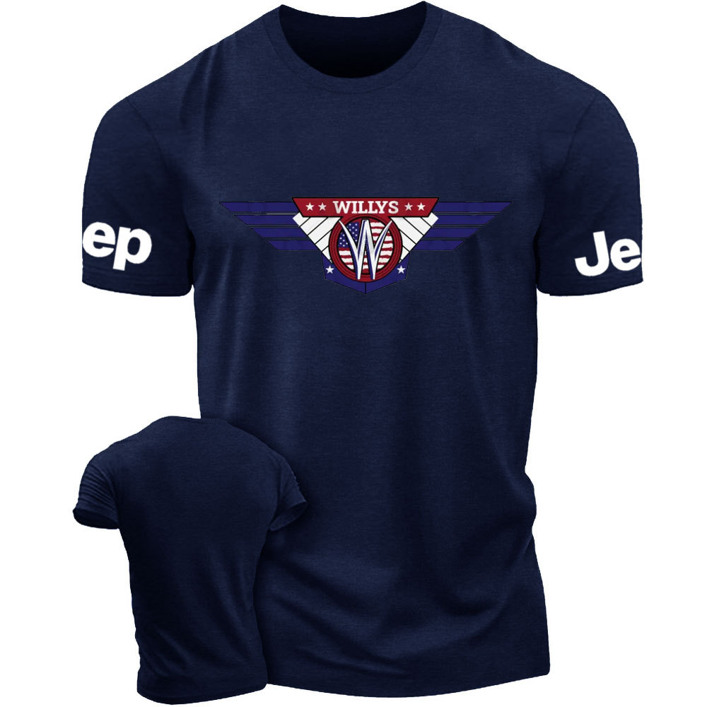 Willys America Military Pendant Men T-Shirt