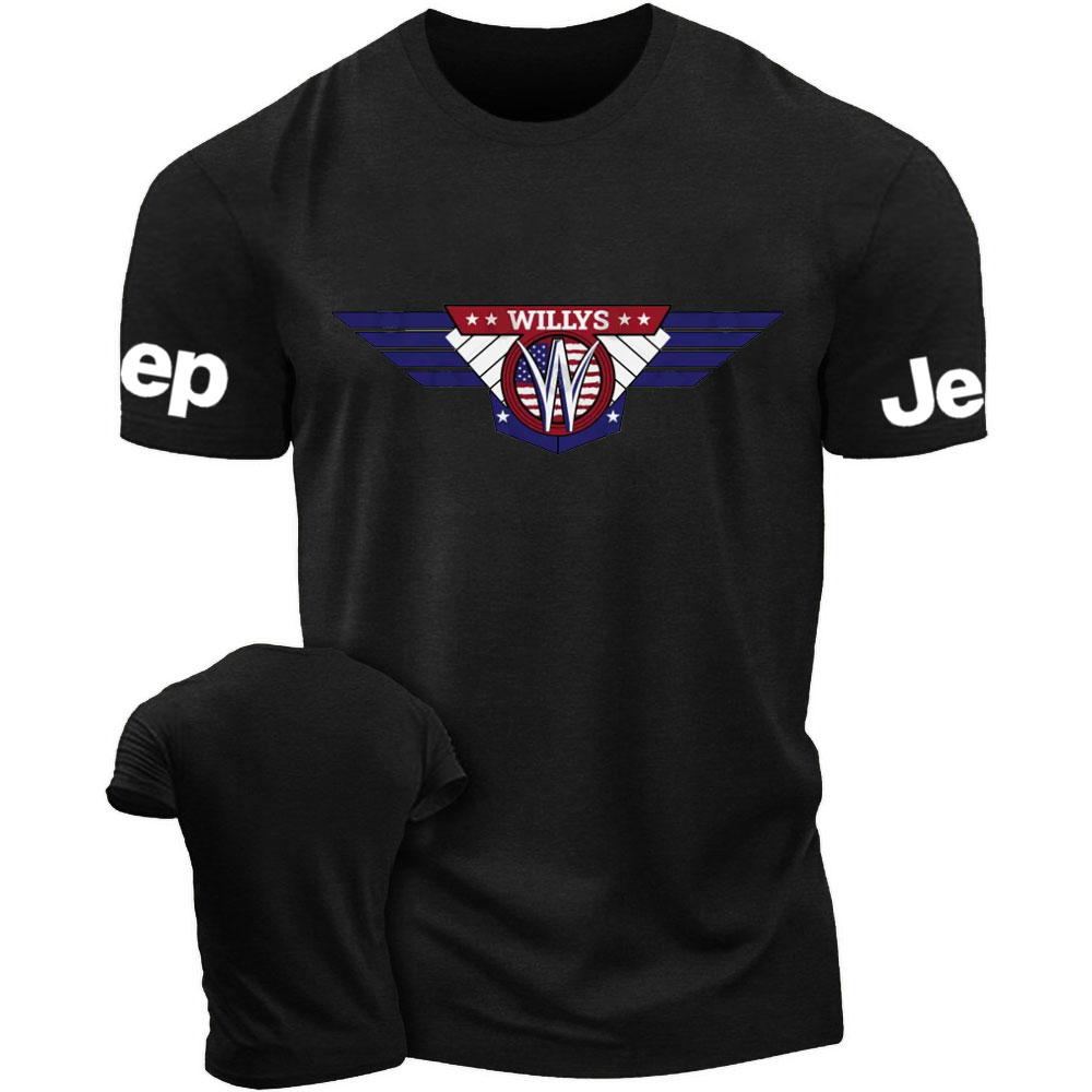 Willys America Military Pendant Men T-Shirt