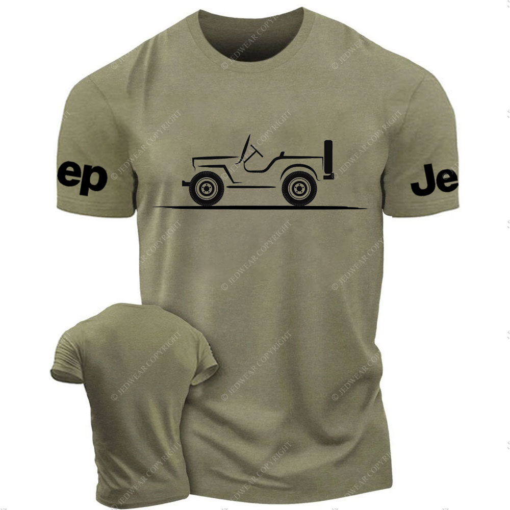 Willys MB Simple Outline Jp T-Shirt