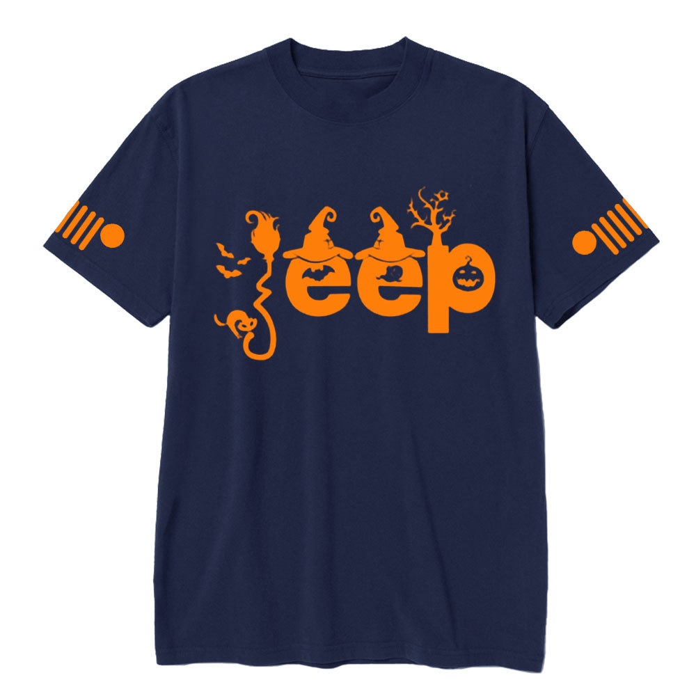 Halloween Elements Orange Jp Design T-shirt