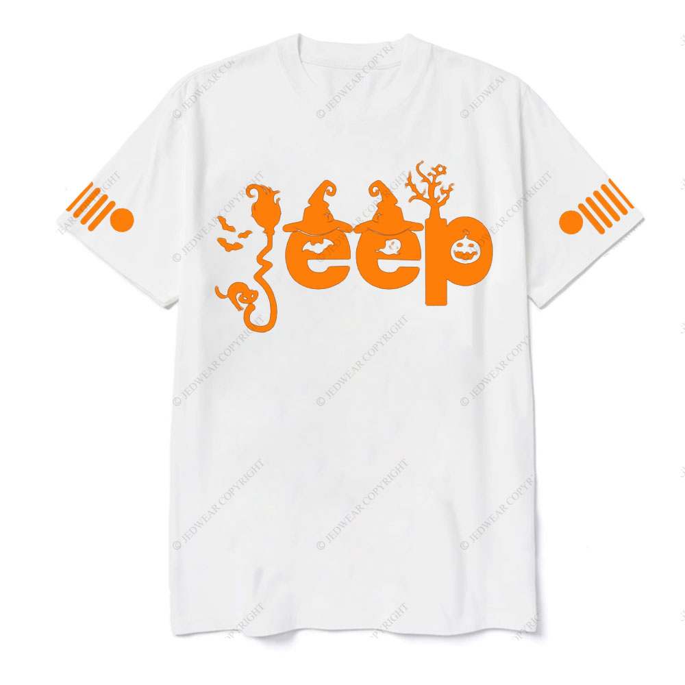 Halloween Elements Orange Jp Design T-shirt