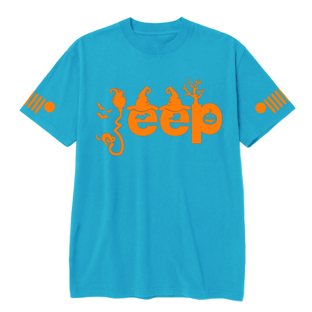 Halloween Elements Orange Jp Design T-shirt