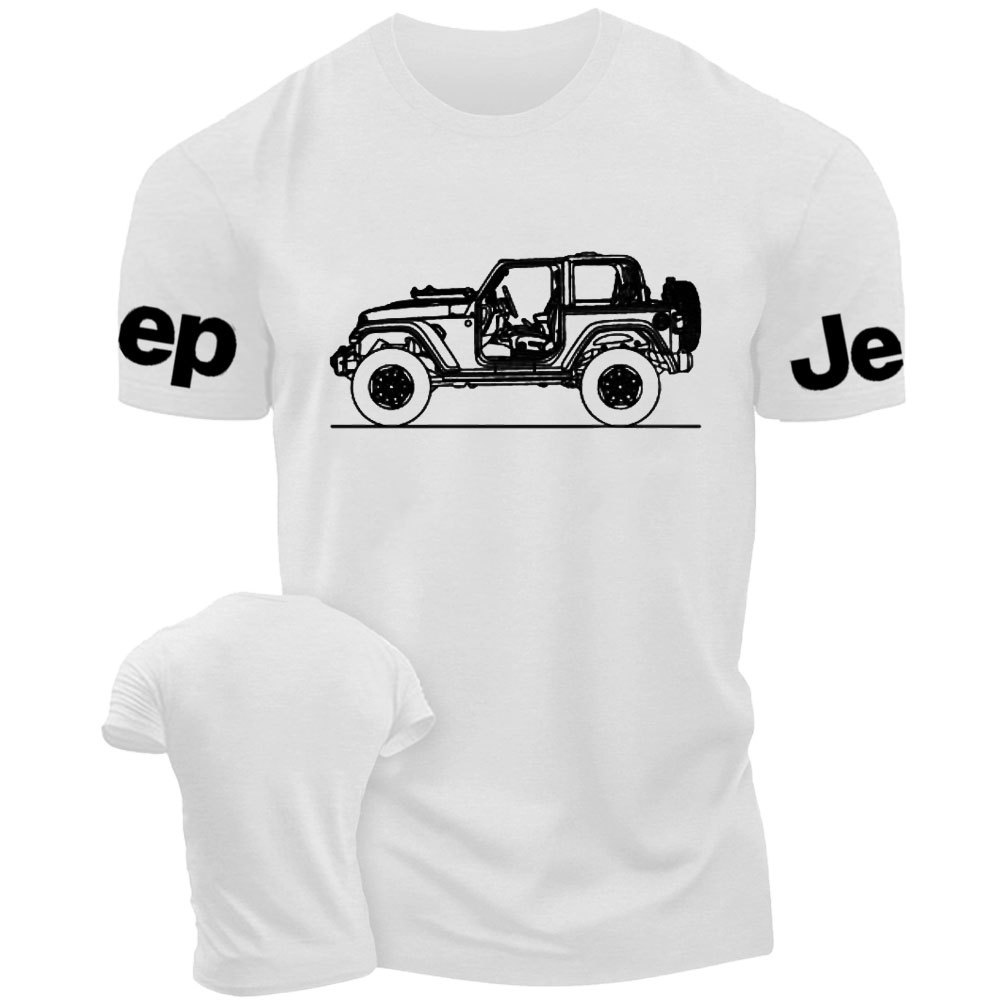 Jp Wrangler Rubicon JL Outline Jp T-Shirt