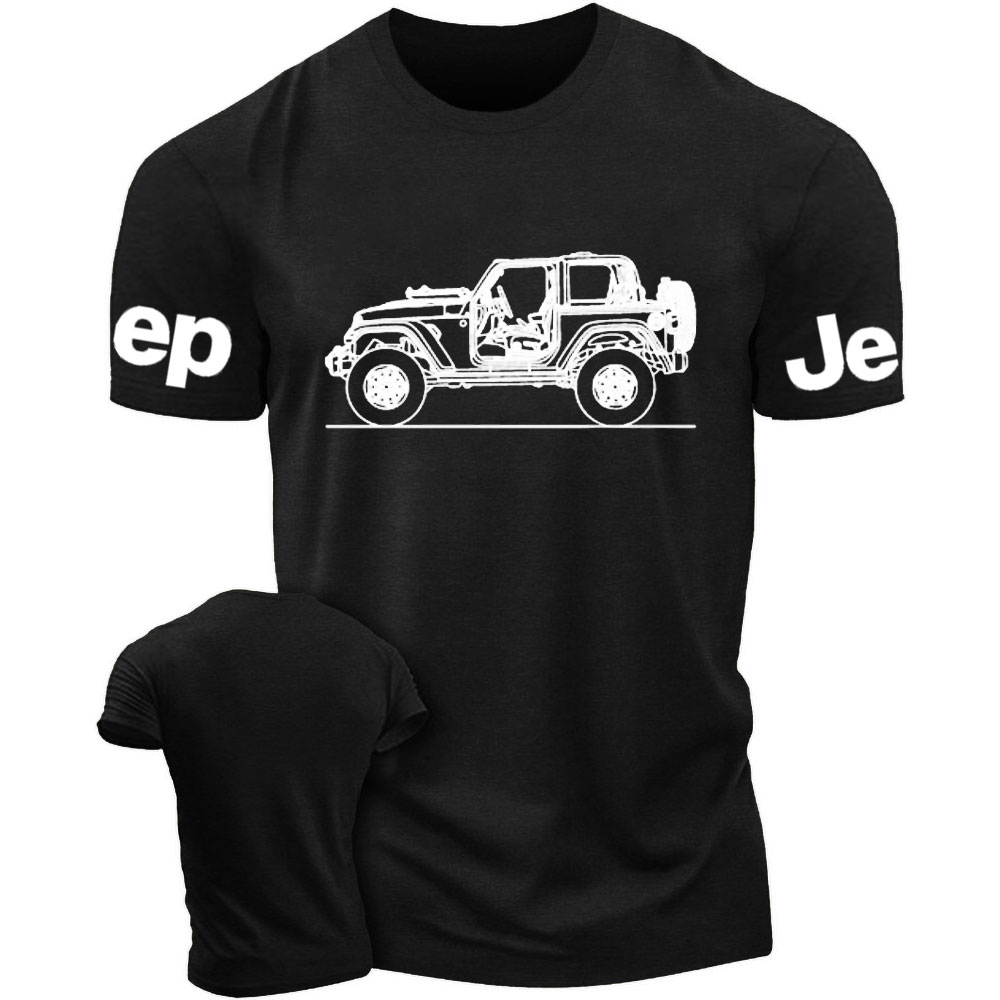 Jp Wrangler Rubicon JL Outline Jp T-Shirt