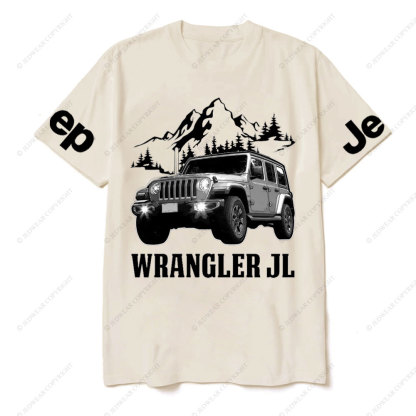 Wrangler JL Jp Car Name T-Shirt