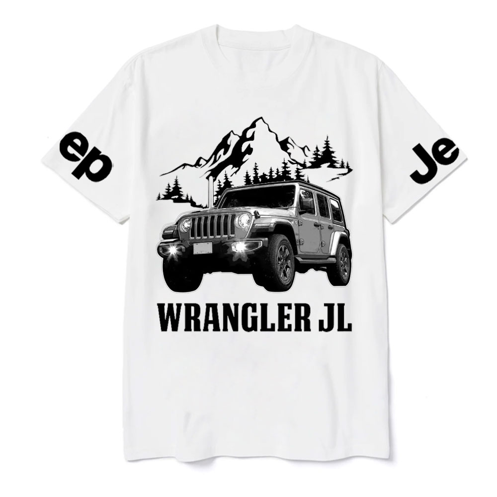 Wrangler JL Jp Car Name T-Shirt