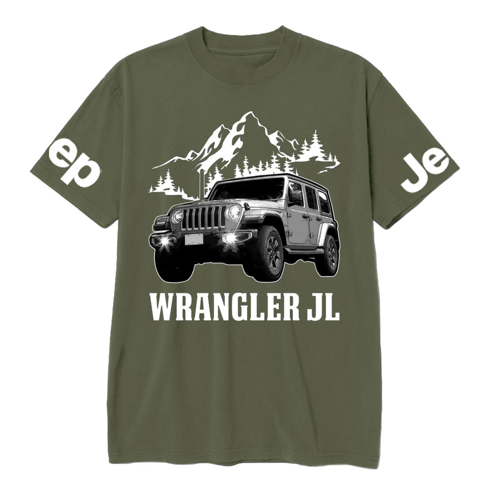 Wrangler JL Jp Car Name T-Shirt