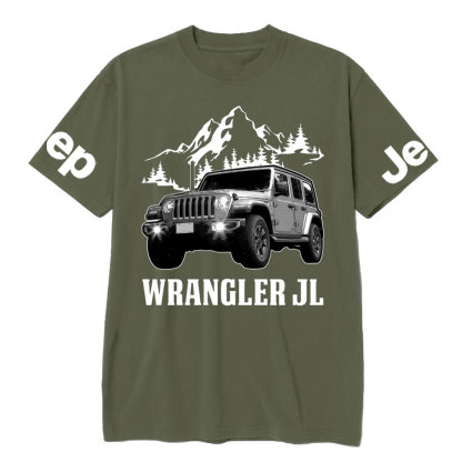 Wrangler JL Jp Car Name T-Shirt