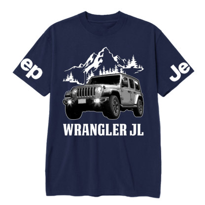 Wrangler JL Jp Car Name T-Shirt