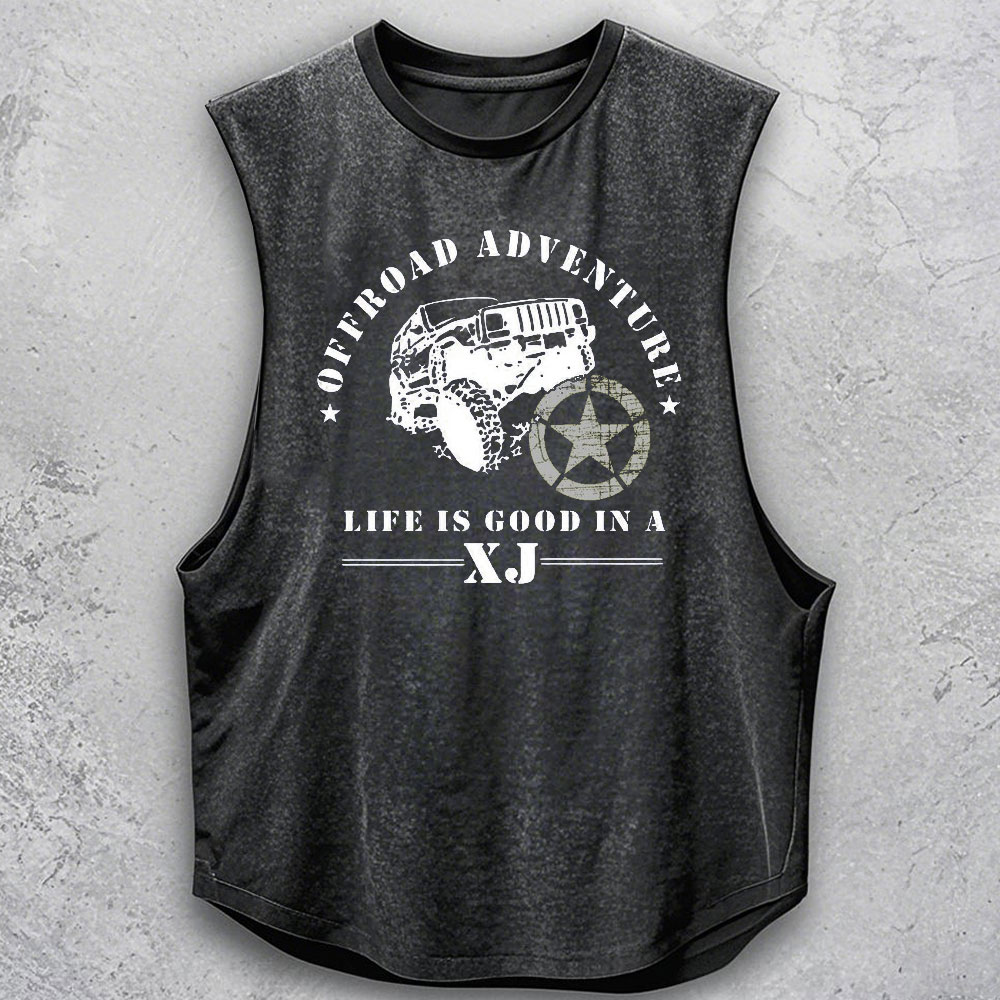 American Offroader, Life is Good in a XJ Jp Men Tank