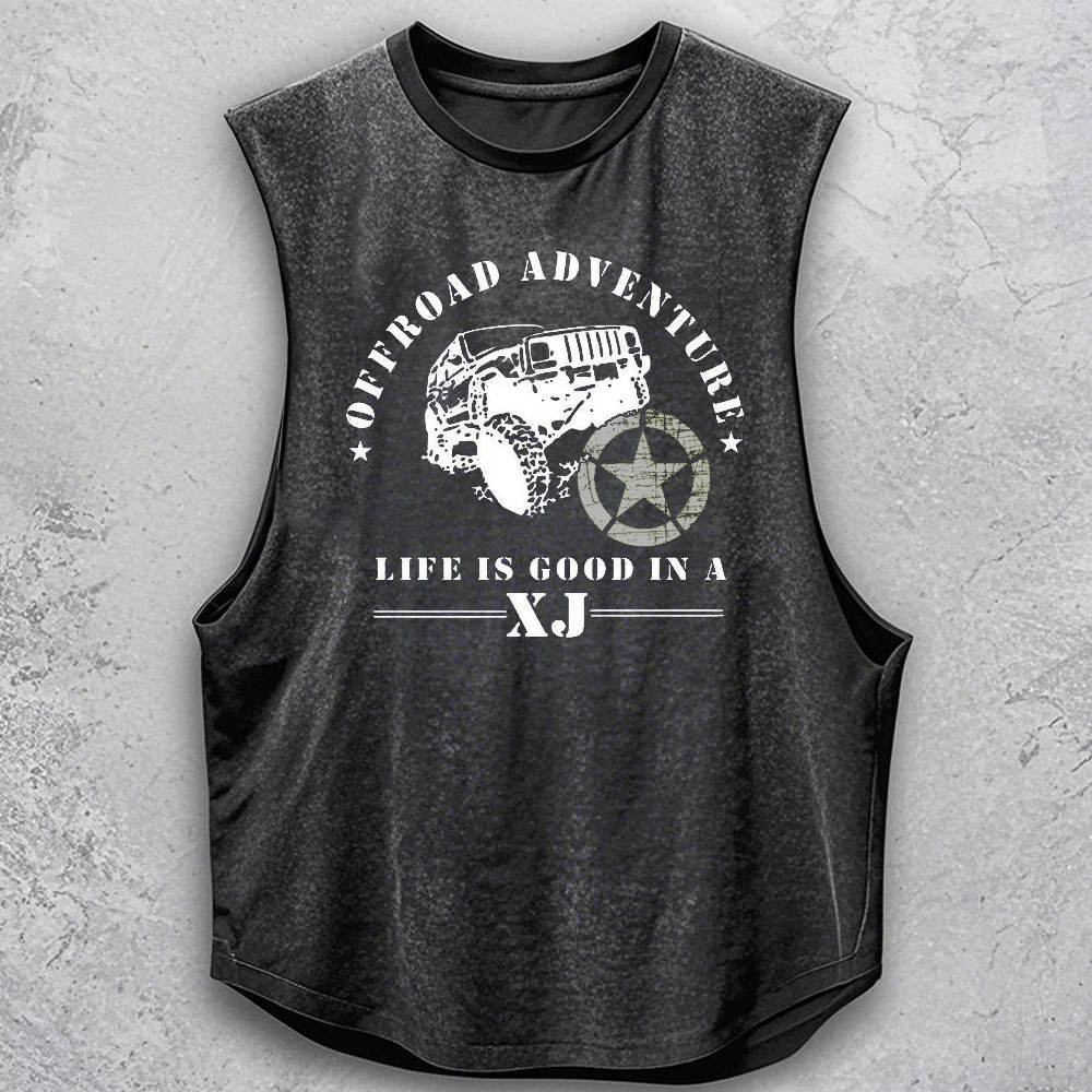 American Offroader, Life is Good in a XJ Jp Men Tank