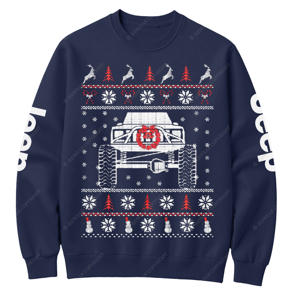 Funny One Ton XJ Christmas Jp Crew Neck Sweatshirt