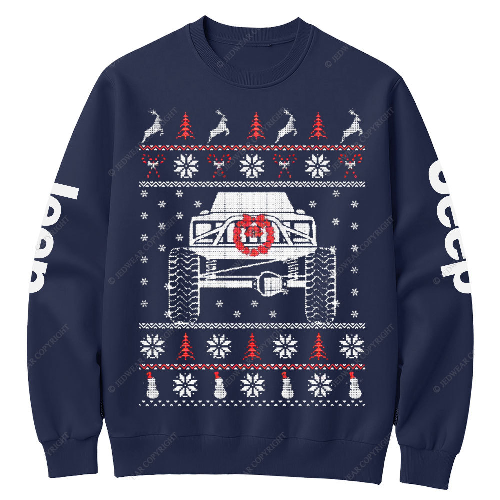 Funny One Ton XJ Christmas Jp Crew Neck Sweatshirt