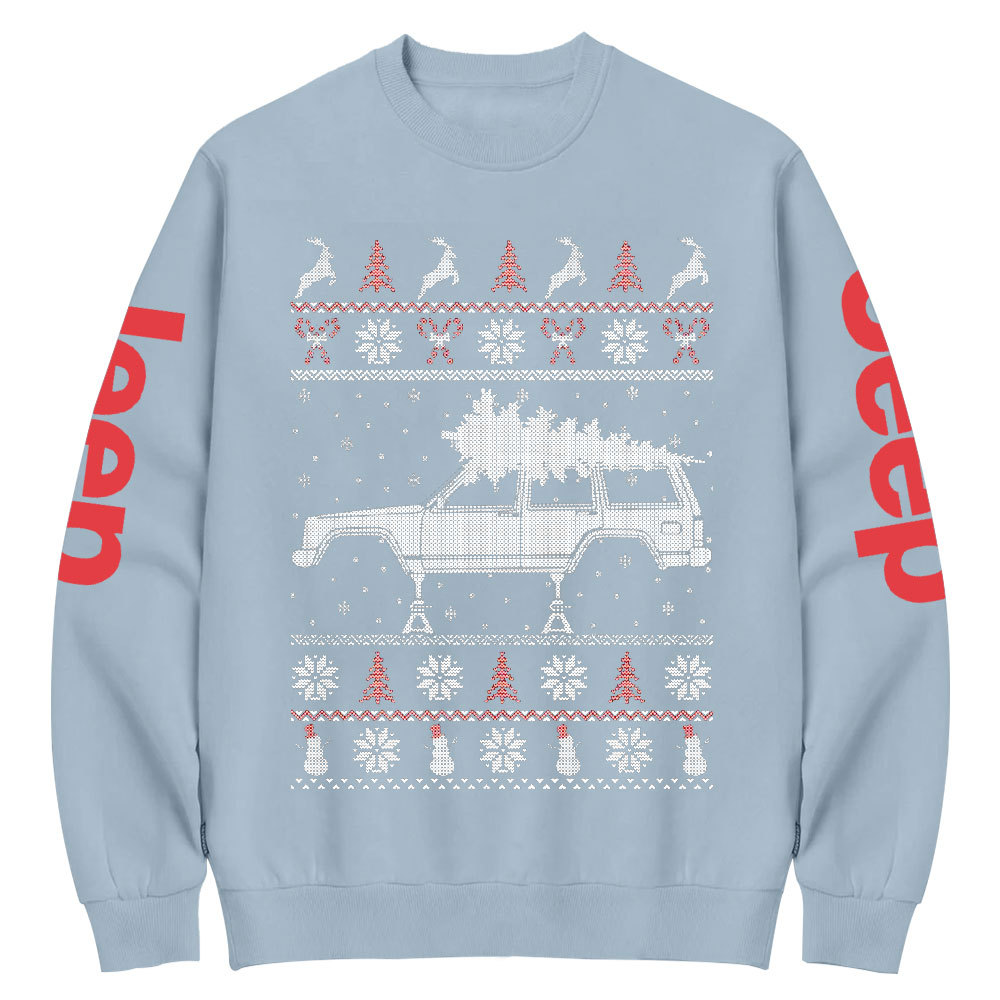 Jp XJ Christmas Ugly Crew Neck Sweatshirt