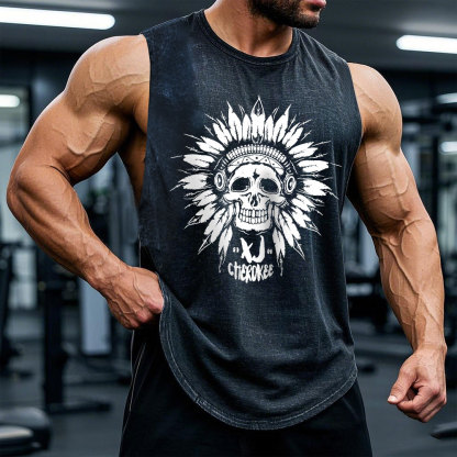 Funny Jp Cherokee XJ Chief Black Tank