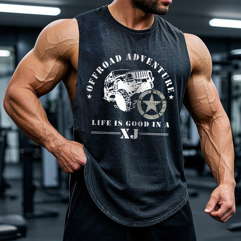 American Offroader, Life is Good in a XJ Jp Men Tank