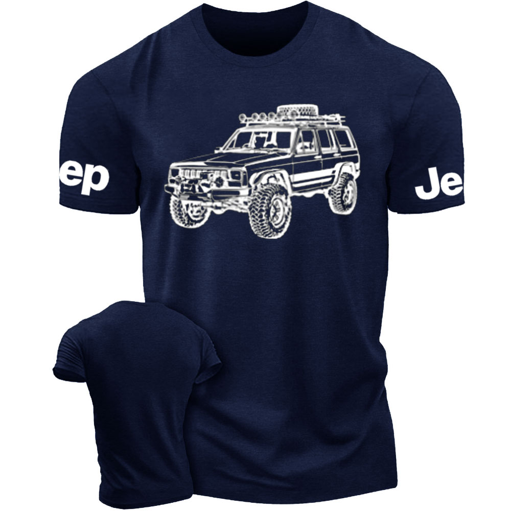 Cherokee XJ Adventure Sketch Art T-Shirt