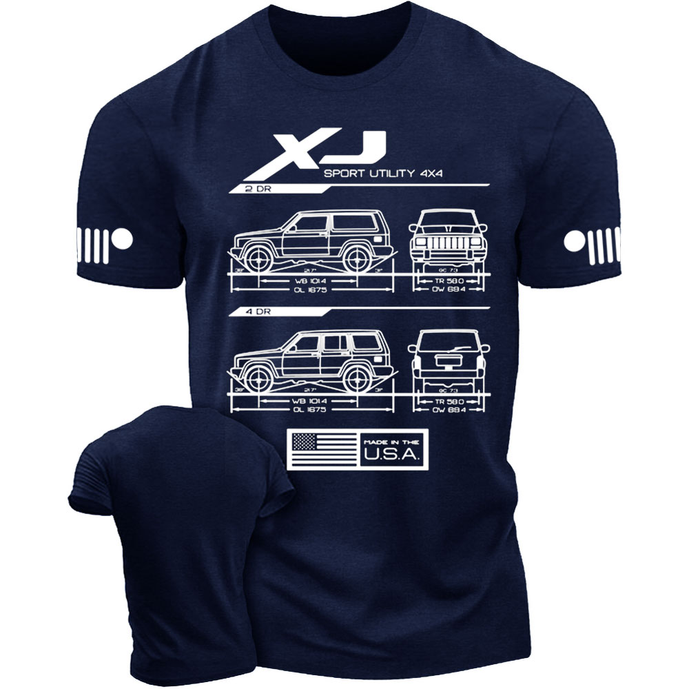 XJ LDD Cherokee Blueprint Jp T-Shirt