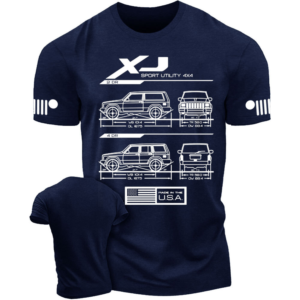 XJ LDD Cherokee Blueprint Jp T-Shirt