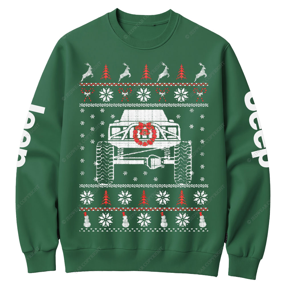 Funny One Ton XJ Christmas Jp Crew Neck Sweatshirt