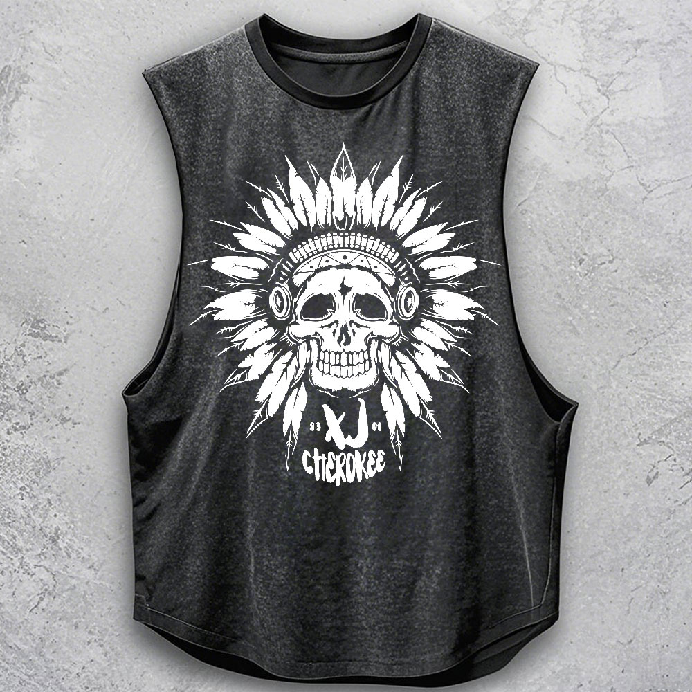 Funny Jp Cherokee XJ Chief Black Tank