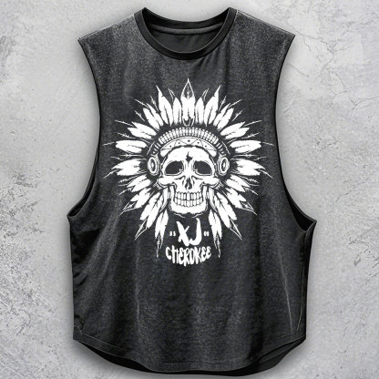 Funny Jp Cherokee XJ Chief Black Tank
