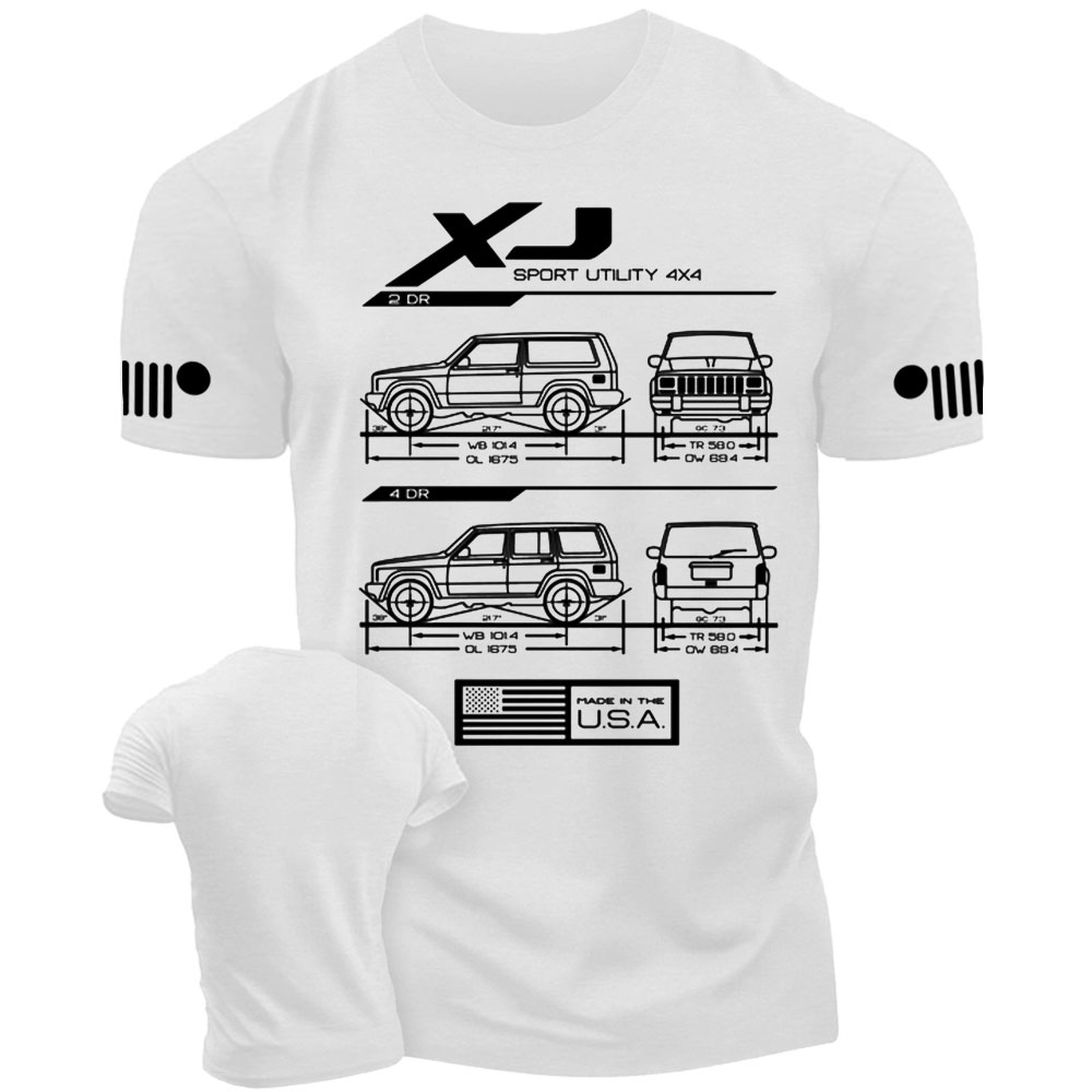 XJ LDD Cherokee Blueprint Jp T-Shirt