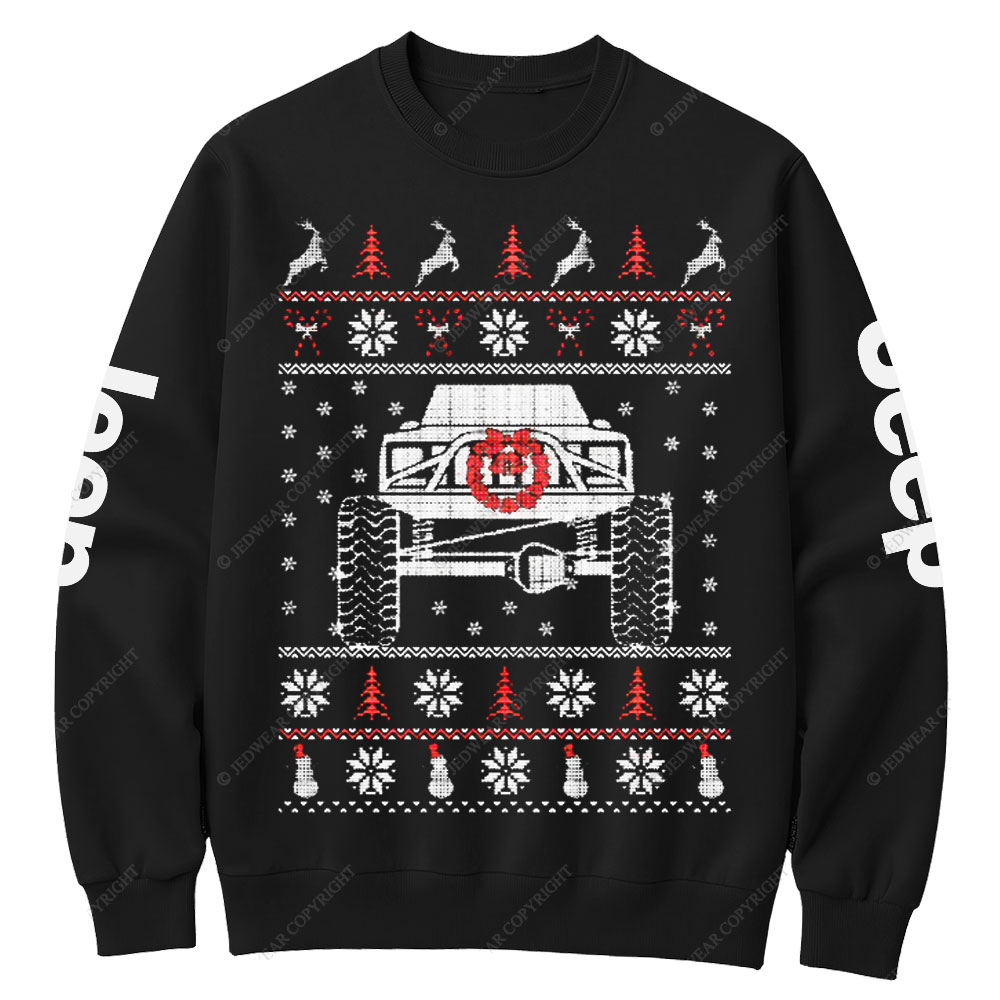 Funny One Ton XJ Christmas Jp Crew Neck Sweatshirt