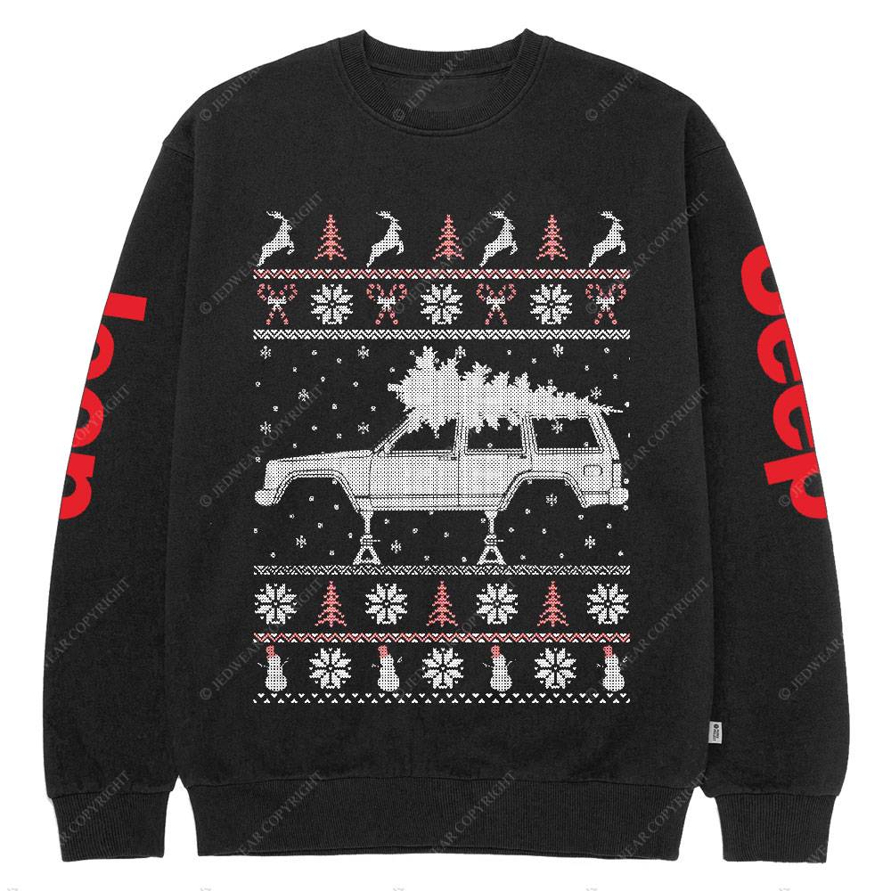 Jp XJ Christmas Ugly Crew Neck Sweatshirt