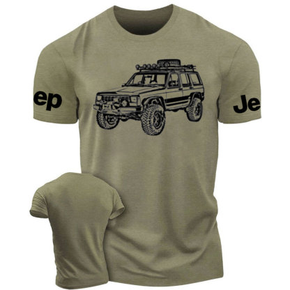 Cherokee XJ Adventure Sketch Art T-Shirt